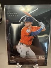 2026 Topps Chrome Black Base Set Zach Cole #137 card