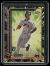 2025 Topps Chrome Radiating Rookies Grant McCray #RR-17 card