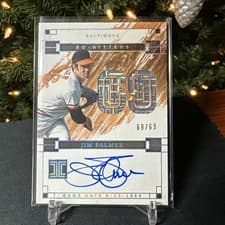 2024 Panini Impeccable No-Hitters Signatures Jim Palmer #NHS-JP card