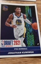 Jonathan Kuminga 2021-22 Panini NBA Sticker & Card Collection Base Set card