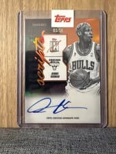 2025-26 Topps Signature Class Shadow Scripts Dennis Rodman #SS-DR card