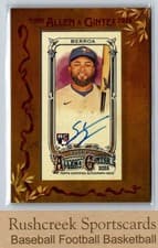 2025 Topps Allen & Ginter Framed Mini Autographs (Baseball) Steward Berroa #MA-SBE card