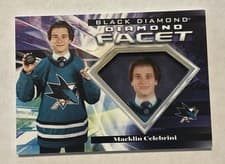 2024-25 Upper Deck Black Diamond Diamond Facet Macklin Celebrini #DF-MC card