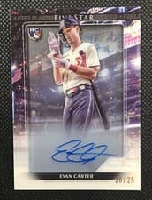 2024 Topps Five Star Field Access Evan Carter #FA-EC card