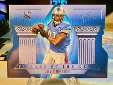 2025 Panini Silhouette Pillars of the Game Calvin Johnson #25 card