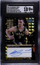 Braden Smith 2024-25 Bowman's Best University Greatness Awaits Autographs card