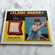2026 Topps Heritage Flashback Relics Steve Carlton #FBR-SC card