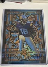 2025 Panini Mosaic Stained Glass Justin Jefferson #16 card