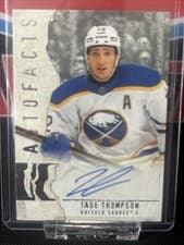 Tage Thompson 2025-26 Upper Deck Artifacts Autofacts card