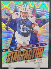 2025 Panini Revolution Star Factor Micah Parsons #9 card