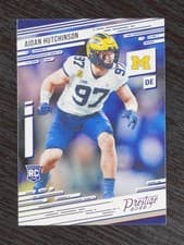 Aidan Hutchinson 2022 Panini Chronicles Draft Picks Prestige card