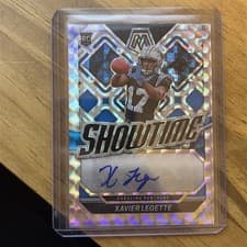 2024 Panini Mosaic Showtime Signatures Xavier Legette #SS-XLE card