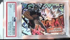 Bijan Robinson 2025 Panini Absolute Kaboom Horizontal card