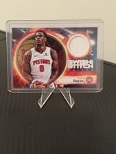 2025-26 Topps Swish and Stitch Relics Jalen Duren #SST-JD card