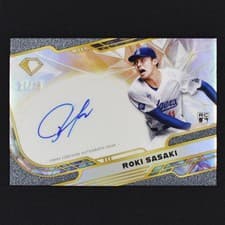 2025 Topps Diamond Icons Icons Chrome Autographs Roki Sasaki #ACC-RSA card