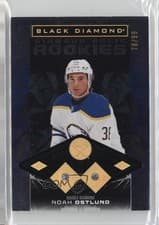 Noah Ostlund 2025-26 Upper Deck Black Diamond Base Diamond Relic Rookies card