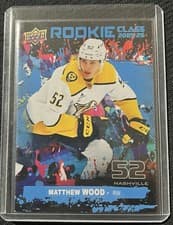 2025-26 Upper Deck Rookie Commemorative Class Matthew Wood #RC-6