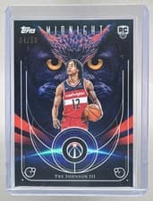2025-26 Topps Midnight Night Owls Tre Johnson III #NO-21 card