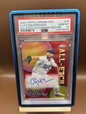 2024 Topps Chrome Update All-Etch Autograph Clayton Kershaw #CUAE-CK card