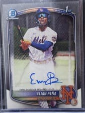 2025 Bowman Chrome Prospect Autographs Elian Peña #CPA-EP card