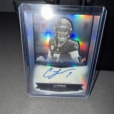 2025 Topps Signature Class Supreme Signers CJ Stroud #SS-CS card