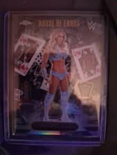 2026 Topps Chrome WWE House of Cards Charlotte Flair #HOC-17 card