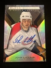 2025-26 Upper Deck Black Diamond Diamond Legends John LeClair #BDL-JL card