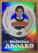 2024-25 Upper Deck Welcome Aboard Jett Luchanko #WA-4 card
