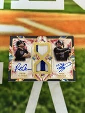 2025 Topps Diamond Icons Dual Player Autographed Relics Mike Piazza/Pete Alonso #DPAR-AP card