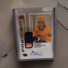 2024-25 Upper Deck Premier Acetate Auto Patch Rookies Fedor Svechkov #AR-FS card