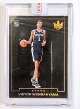 Victor Wembanyama 2023 Panini Court Kings Blank Slate card