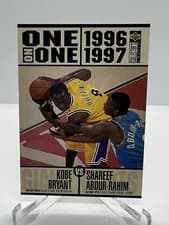 Kobe Bryant vs. Shareef Abdur-Rahim 1996 Collector's Choice card