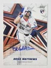 2026 Topps Baseball Stars Autographs Brice Matthews #BSA2-BM card