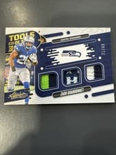 Zach Charbonnet 2024 Panini Absolute Tools of the Trade Triple card