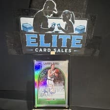2025-26 NBA Hoops 1989 Hoops Signatures Larry Bird #89S-LB card