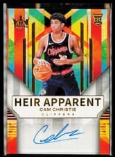 2024-25 Panini Court Kings Heir Apparent Autographs Cam Christie #HA-CAM card