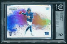 2025 Panini Prizm Color Blast Jaxson Dart #22 card