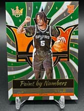 2024-25 Panini Court Kings Paint by Number Stephon Castle #13 card