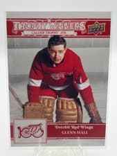 2025-26 Upper Deck Detroit Red Wings Centennial Hall of Famers (HOF) Glenn Hall #126 card