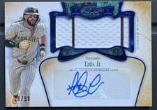 2026 Topps Tier One Autographed Tier One Jumbo Relics Fernando Tatis Jr. #AT1JR-FT card