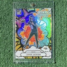 2025 Donruss Bomb Squad Lamar Jackson #BS-LJN card