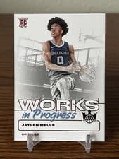 2024-25 Panini Court Kings Works in Progress Jaylen Wells #22 card