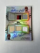 2025 Topps Sterling Dual Autographed Relics Jordan Walker / Masyn Winn #TSSD-WW