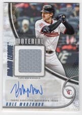 2025 Topps Update Major League Material Autographs Kyle Manzardo #MMAU-KM card