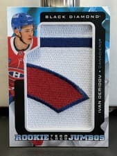 2025-26 Upper Deck Black Diamond Rookie Team Logo Jumbo Puzzle Patch Ivan Demidov #RTL-ID card