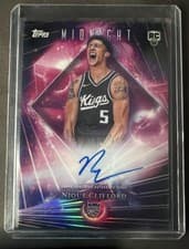 2025-26 Topps Midnight Dark Matter Autographs Rookies Nique Clifford #DMAR-NC card