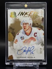 2024-25 Upper Deck The Cup Inked Impressions Jarome Iginla #II-JI card