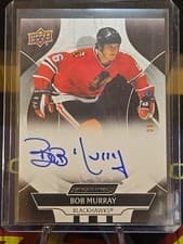2024-25 Upper Deck Engrained Icons Autos Bob Murray #CA-BM card