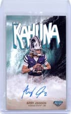 2025 Bowman University Chrome The Big Kahuna Autographs Avery Johnson #BK-AJ card