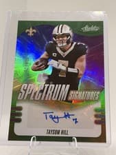 2025 Panini Absolute Spectrum Signatures Taysom Hill #SPS-THL card
